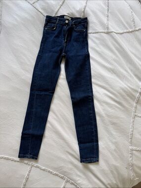 Zara Dark Blue Skinny Jeans for Women